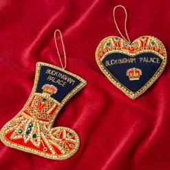 Buckingham Palace Navy And Red Stocking Decoration*Royal Collection Shop Online