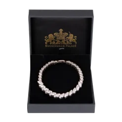 Buckingham Palace Slim Oval Crystal Bracelet*Royal Collection Shop New