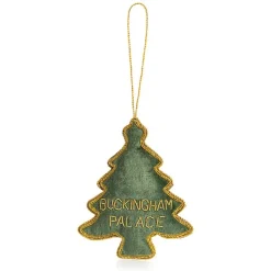Buckingham Palace Velvet Christmas Tree Decoration*Royal Collection Shop Outlet