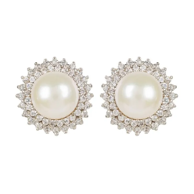 Centred Pearl Earrings*Royal Collection Shop
