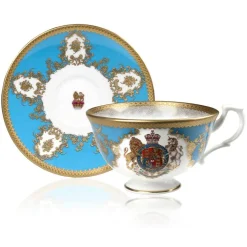 Coat Of Arms Teacup And Saucer*Royal Collection Shop Best