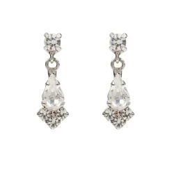 Crystal Decagon Earrings*Royal Collection Shop Online