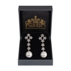 Floral Drop Earrings*Royal Collection Shop Clearance