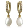 Gold Pearl Earrings*Royal Collection Shop
