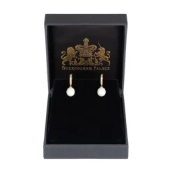 Gold Pearl Earrings*Royal Collection Shop