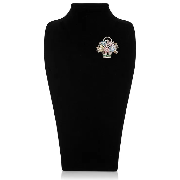 Pastel Flower Basket Brooch*Royal Collection Shop Outlet