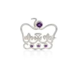 Platinum Jubilee Limited Edition Silver Brooch*Royal Collection Shop New