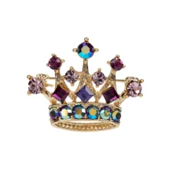 Purple And Gold Crown Brooch*Royal Collection Shop Sale