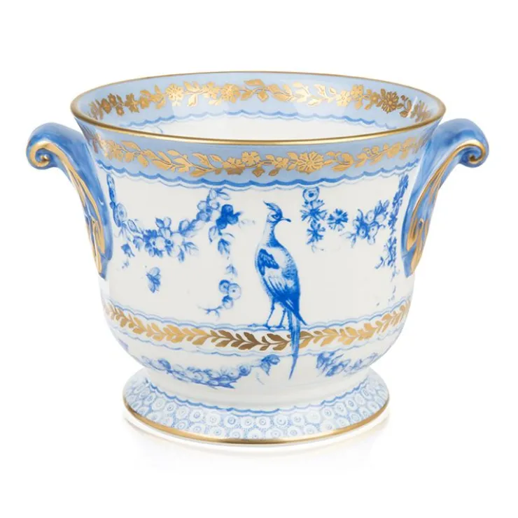 Royal Birdsong Gilded Cachepot*Royal Collection Shop Clearance
