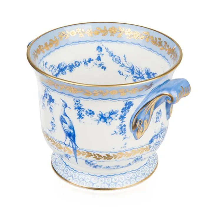 Royal Birdsong Gilded Cachepot*Royal Collection Shop Clearance