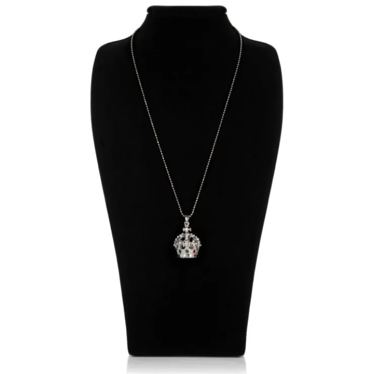 Silver Crown Necklace*Royal Collection Shop Discount