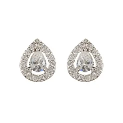 Silver Teardrop Earrings*Royal Collection Shop
