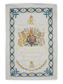 The Coronation Tea Towel*Royal Collection Shop New