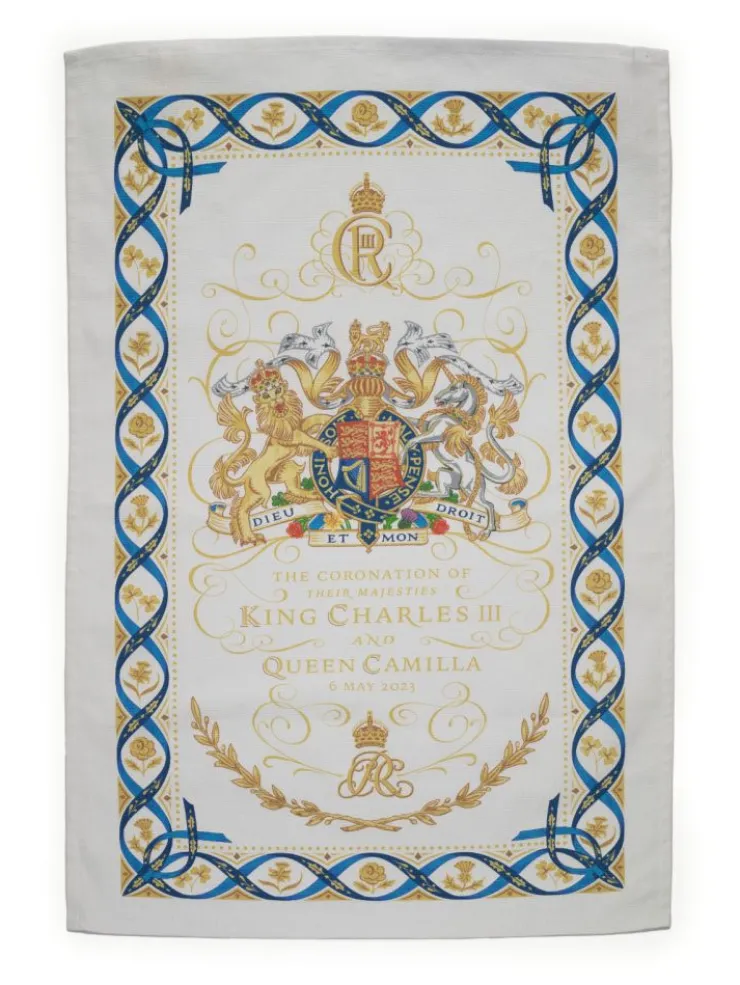 The Coronation Tea Towel*Royal Collection Shop New