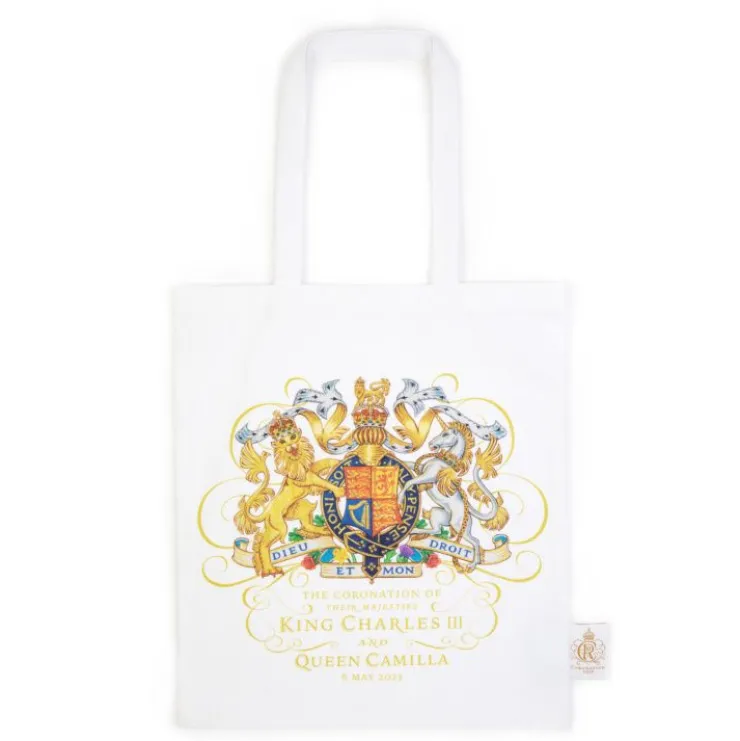 The Coronation White Tote Bag*Royal Collection Shop