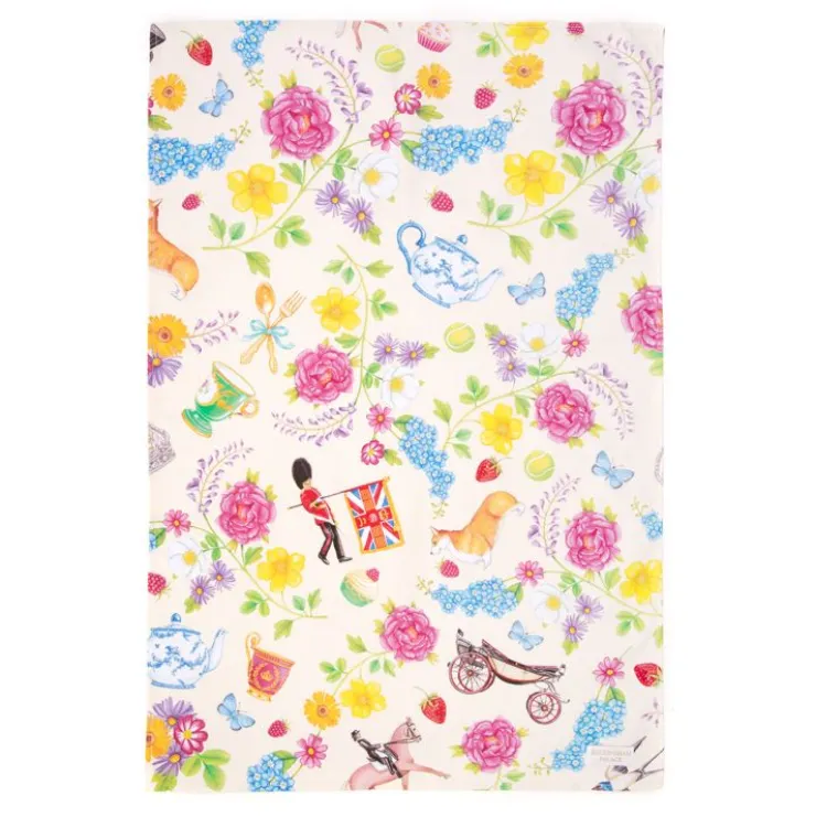 The Summertime Cream Tea Towel*Royal Collection Shop Online