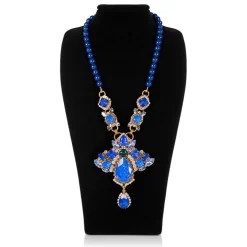 Vicki Sarge Large Blue Necklace*Royal Collection Shop Clearance